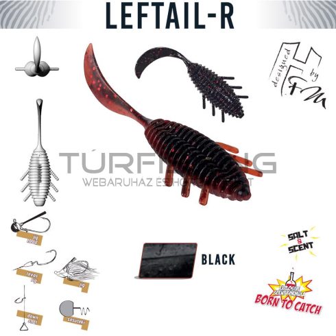 Herakles LEFTAIL-R 1.8" 4.5cm Black