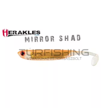 Herakles MIRROR SHAD 3.8" 10cm ORANGE GOLD