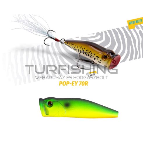 Herakles POPPER POP-EY 70 R 7cm 19.5gr Green Tiger