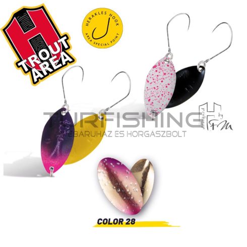 Herakles AREA SPOON SBAM 1.3gr Color 28 Golden Trout