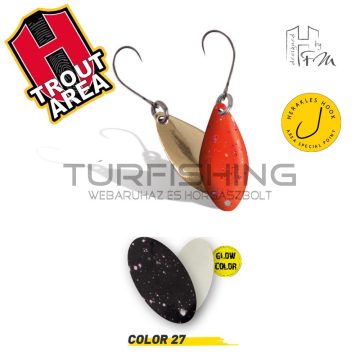 Herakles AREA SPOON SPIKE 1.0gr Color 27 Black Glow