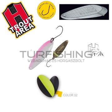 Herakles AREA SPOON VENTO LD 3.5gr Color 32 Black Chartreuse