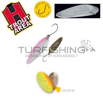   Herakles AREA SPOON VENTO LD 3.5gr Color 38 Chartreuse Orange/Gold