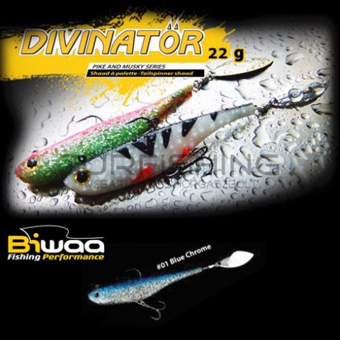 Biwaa DIVINATOR JUNIOR 14cm 22gr 01 Blue Chrom