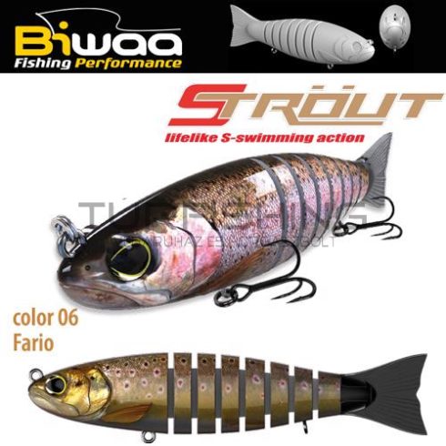 Biwaa SWIMBAIT STROUT 5.5" 14cm 29gr 06 Fario