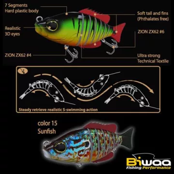 Biwaa SWIMBAIT SEVEN S5" 13cm 34gr 15 Sunfish