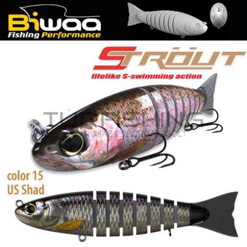 Biwaa SWIMBAIT STROUT 5.5" 14cm 29gr 15 US Shad