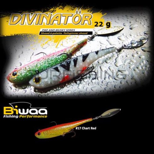 Biwaa DIVINATOR JUNIOR 14cm 22gr 17 Chart Red Back