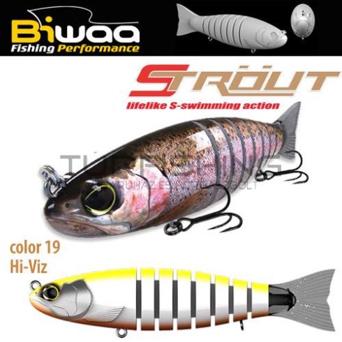 Biwaa SWIMBAIT STROUT 5.5" 14cm 29gr 19 Hi-Viz