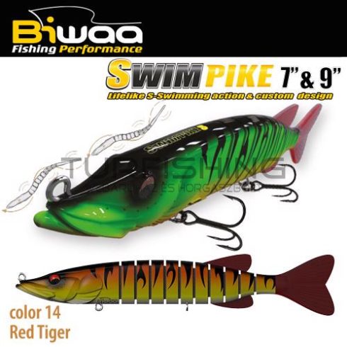 Biwaa SWIMPIKE SS 7" 18cm 26gr 14 Red Tiger