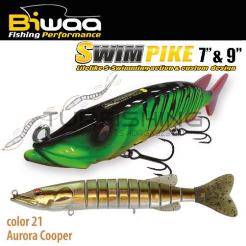 Biwaa SWIMPIKE SS 7" 18cm 26gr 21 Aurora Cooper