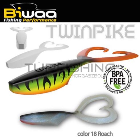 Biwaa TWINPIKE 6" 15cm 24gr 18 Roach