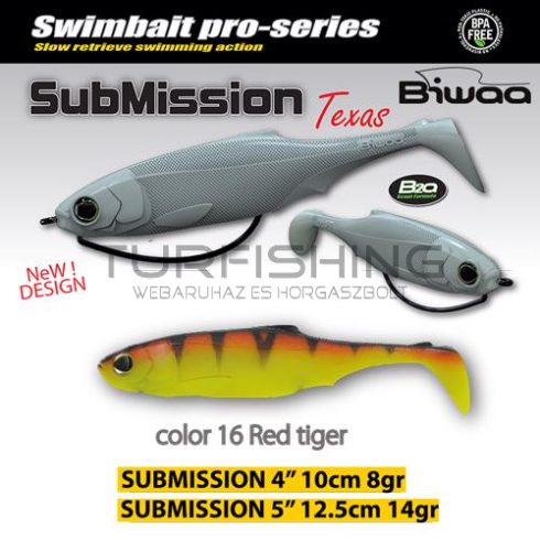 Biwaa SUBMISSION 5" 13cm 16 Red Tiger