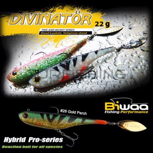 Biwaa DIVINATOR JUNIOR 14cm 22gr 28 Gold Perch