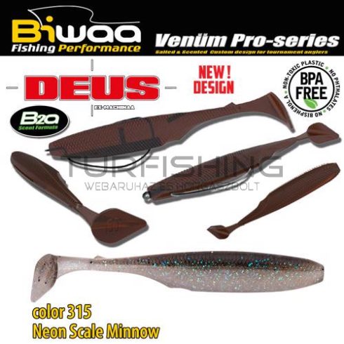 Biwaa DEUS 3" 7.5cm 315 Neon Scale Minnow