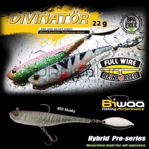 Biwaa DIVINATOR MEDIUM 18cm 35gr 55 Musky