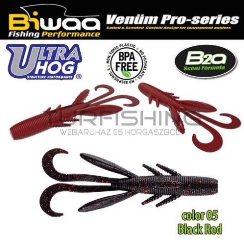 Biwaa ULTRA HOG 4" 10cm 05 Black & Red