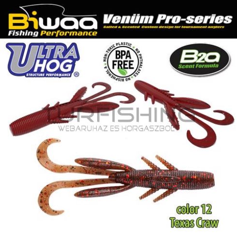 Biwaa ULTRA HOG 4" 10cm 12 Texas Craw