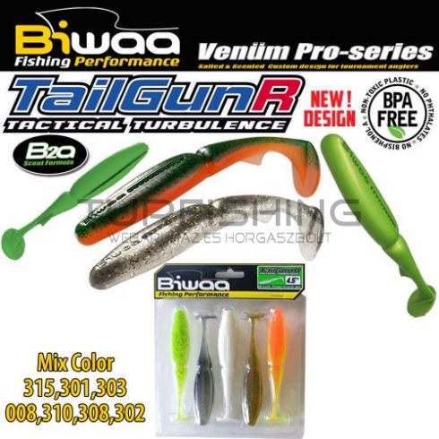 Biwaa TAILGUNR 3.5" 9cm Mix Color