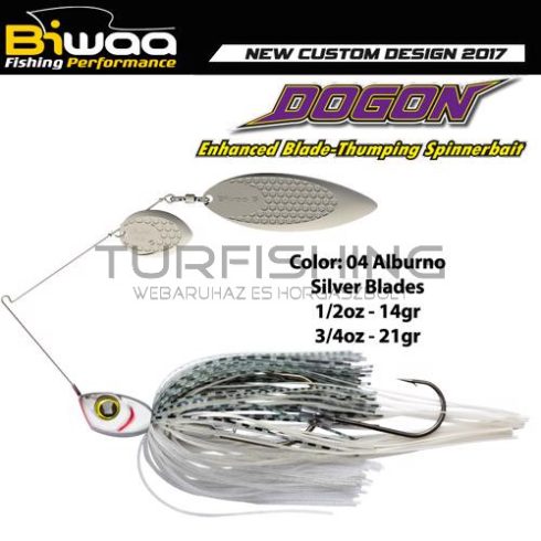 Biwaa SPINNERBAIT DOGON 1/2oz 14gr 04 Alburno-Silver Blades