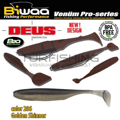 Biwaa DEUS 5" 13cm 206 Golden Shiner