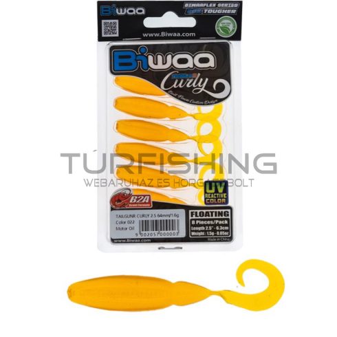 Biwaa TAILGUNR CURLY 2.5" 6.3cm 022 Motor Oil