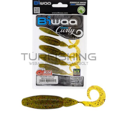 Biwaa TAILGUNR CURLY 2.5" 6.3cm 004 Watermelon Red