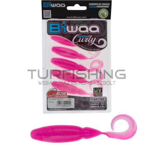 Biwaa TAILGUNR CURLY 2.5" 6.3cm 304 Pink Ice