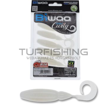 Biwaa TAILGUNR CURLY 3.5" 9cm 008 Pearl White