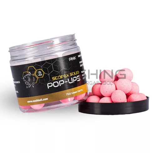 NASH BAITS Scopex Squid Pink Pop-Up - 15mm 75g