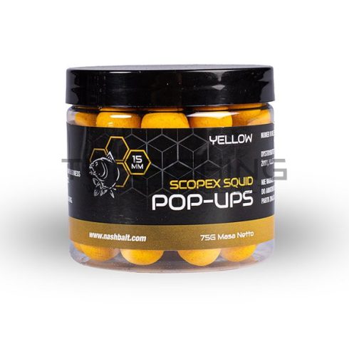 NASH BAITS Scopex Squid Yellow Pop-Up - 12mm 75g