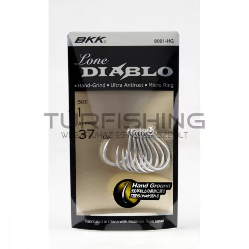 BKK LONE DIABLO EGYÁGÚ RABLÓHALAS HOROG 1# 8 DB/CSOMAG