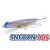 Blue Blue BLUEBLUE SNECON 90S 90mm 15gr #10 Boshu Horse Mackerel/Chartreuse Head