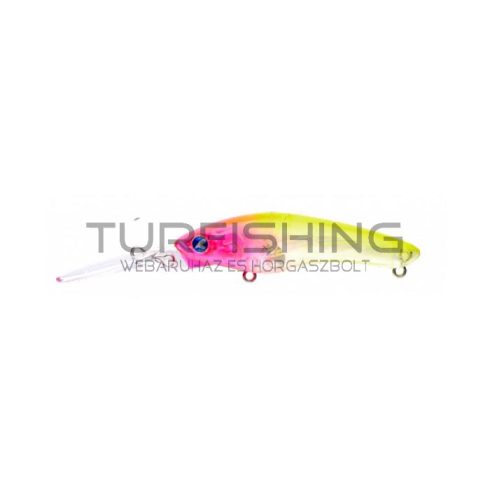 Blue Blue BLUEBLUE KUMIHON DEEP 75S 75mm 12gr #03 Transparent Pink Chartreuse