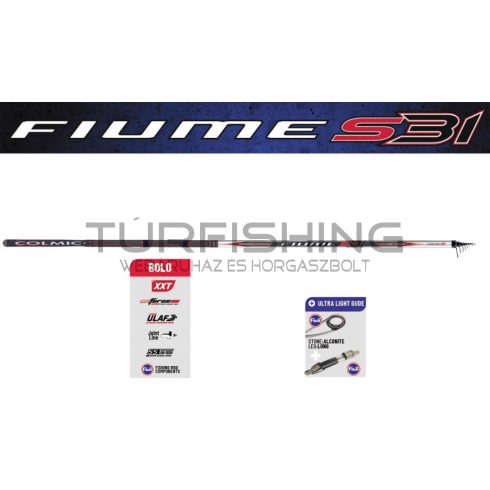 Colmic COLMIC FIUME S31 BOLO 5M 25GR FUJI Guide