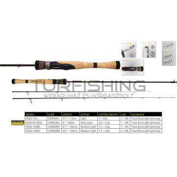   Herakles AREA GENESI R HGR2-172L 5'7" 172cm 1-3.7gr Light