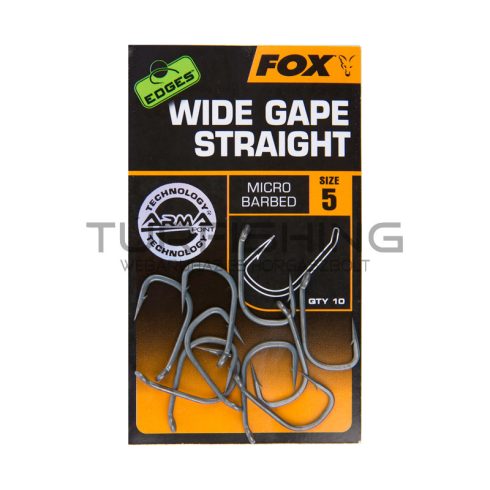 FOX EDGES Wide Gape Straight - 7-es méret