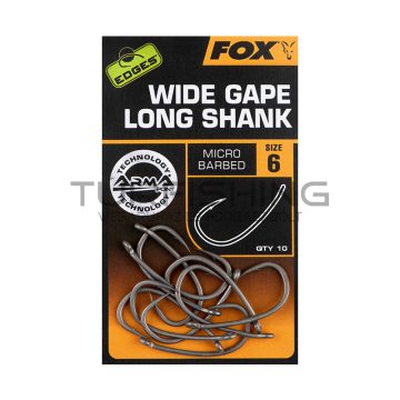   FOX EDGES™ WIDE GAPE LONG SHANK hosszú szárú bojlis horog 5-ös méret