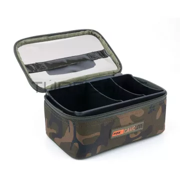   Fox Camolite™ Rigid Lead & Bits Bag rekeszelt aprócikkes táska 25x15x10cm