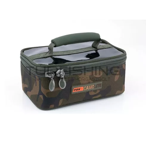 Fox Camolite™ Rigid Lead & Bits Bag rekeszelt aprócikkes táska 25x15x10cm