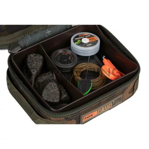 Fox Camolite Rigid Lead & Bits Bag Compact merev aprócikkes táska