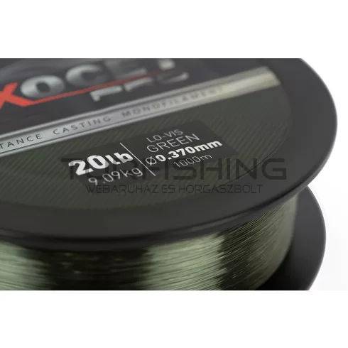 Fox Exocet Pro Mono 0.370Mm 20Lb 9.09Kg 1000M Green Monofil Zsinór