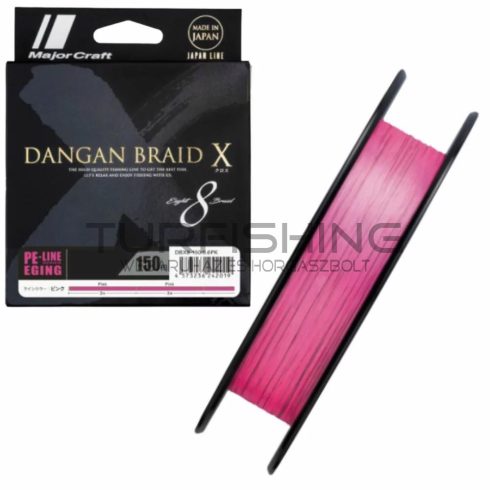 Major Craft MAJOR CRAFT DANGAN BRAID X 8X EGING 150m #0.6 12lb Pink