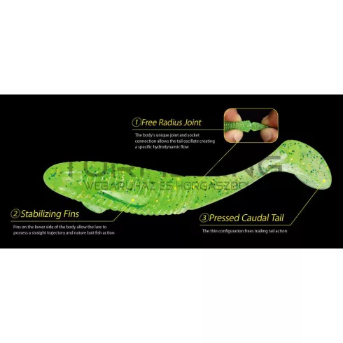 Duo DUO REALIS BOOSTAR WAKE 5" 12.7cm F018 Green Pumkin Red Flake