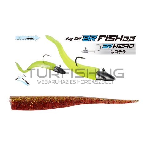 Duo DUO BAYRUF BR FISH 3.3" 8.4cm S039 Gold Red