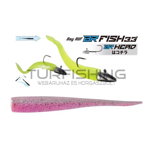 Duo DUO BAYRUF BR FISH 3.3" 8.4cm S042 UV Clear Pink