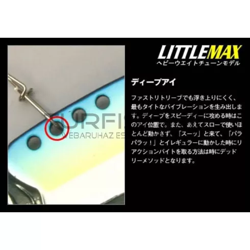 Evergreen EVERGREEN LITTLE MAX HEAVY WEIGHT TUNE 5.8cm 3/4oz 17.5gr #209 HOLOGRAM WAKASAGI