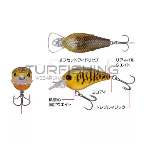 Evergreen EVERGREEN PICCOLO DIVE SHALLOW 4cm 6.4gr #66 FLASH CLOWN
