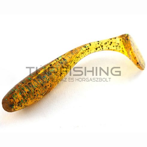 FISHUP_WIZZLE SHAD 2" (10PCS.), #036 - CARAMEL/GREEN & BLACK