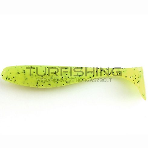 FISHUP_WIZZLE SHAD 2" (10PCS.), #055 - CHARTREUSE/BLACK